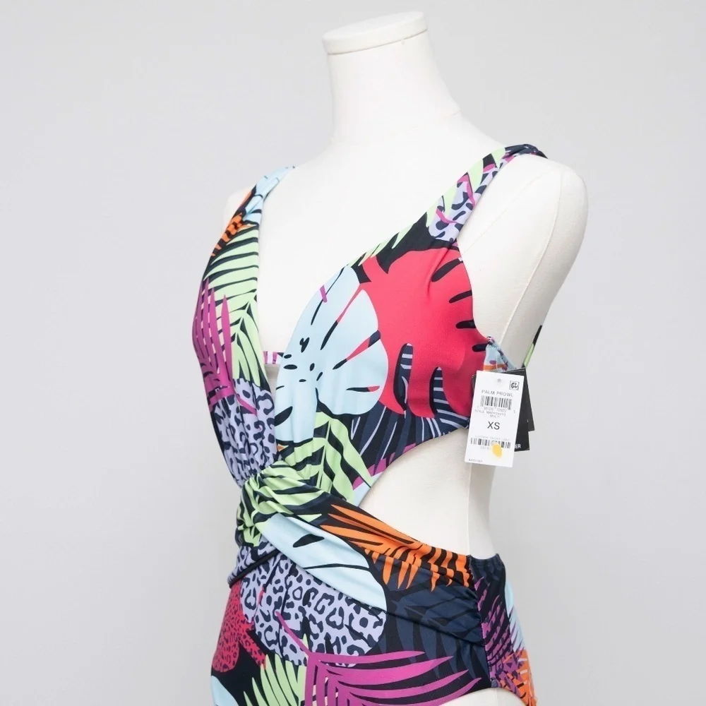 Bar‎ III. Women's Palm Prowl Cross-Front Monokini.